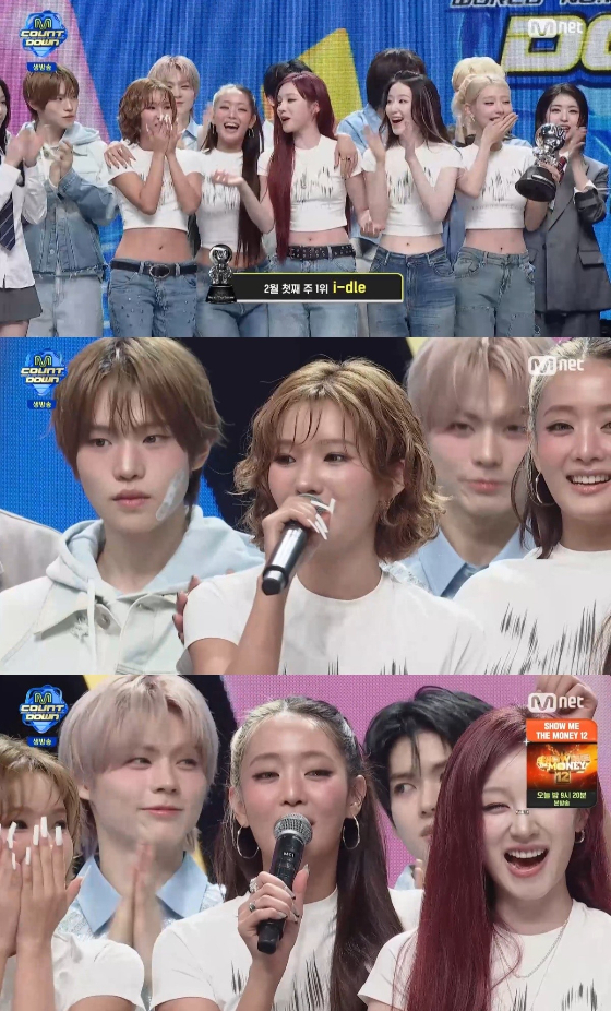아이들 /사진=Mnet '엠카운트다운' 캡처