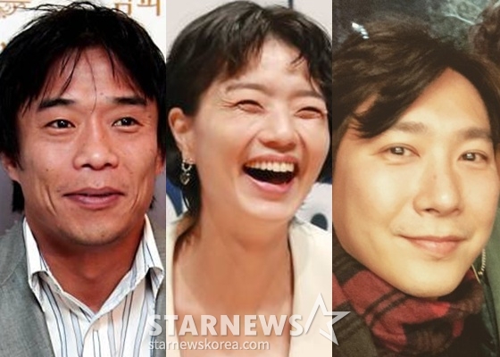 (Từ trái sang) Shim Kwon-ho, Ahn Young-mi, Ko Ji-yong / Ảnh = Star News, SNS của Ko Ji-yong