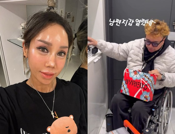 김송(왼쪽), 강원래/사진=김송 인스타그램