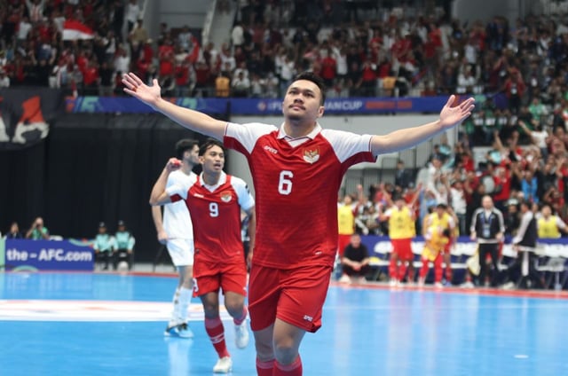 7日、インドネシア·ジャカルタのインドネシア·アリーナで行われた2026AFCフットサルアジアカップ決勝のインドネシアとイランの試合の様子。 /写真=AFC提供