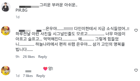 /사진=고 정은우 SNS