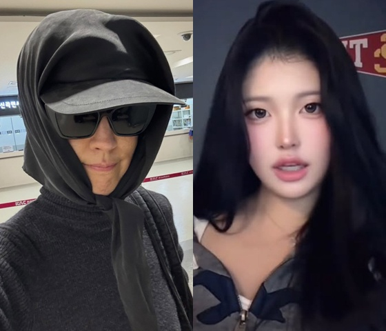 /사진=홍진경, 김라엘 SNS