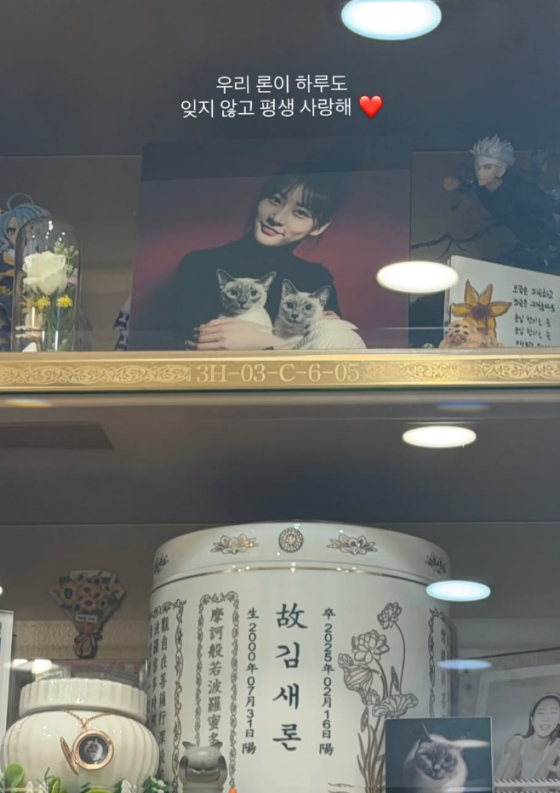 고 김새론 /사진=이영유 SNS