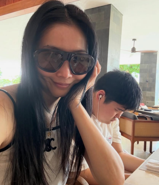 오윤아, 오윤아 아들 송민 /사진=오윤아 SNS