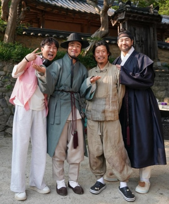 장항준, 안재홍, 유해진, 유지태 /사진=안재홍 SNS