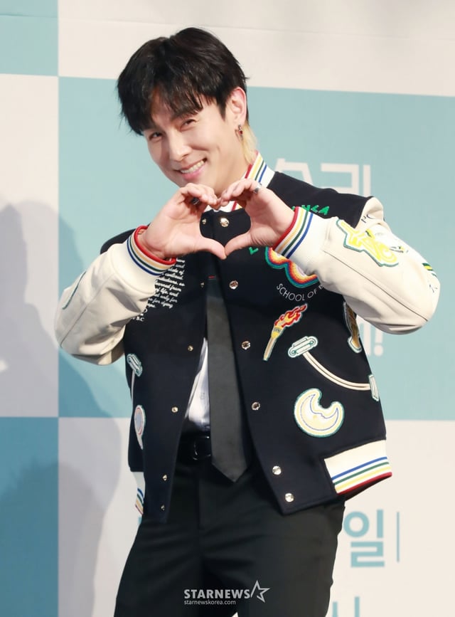 배우 김동완이 22일 오후 서울 신도림 라마다 호텔에서 진행된 KBS 2TV 새 드라마 '독수리 5형제를 부탁해!' 제작발표회에 참석해 포즈를 취하고 있다. /2025.01.22 /사진=이동훈 photoguy@