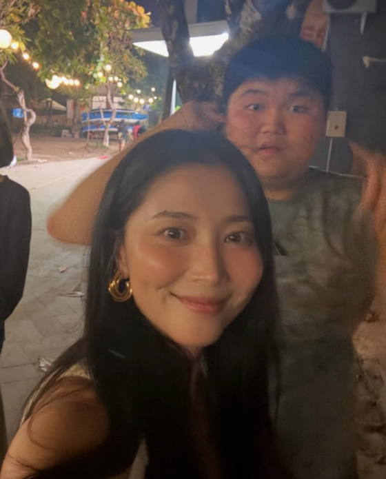 오윤아, 오윤아 아들 송민 /사진=오윤아 SNS