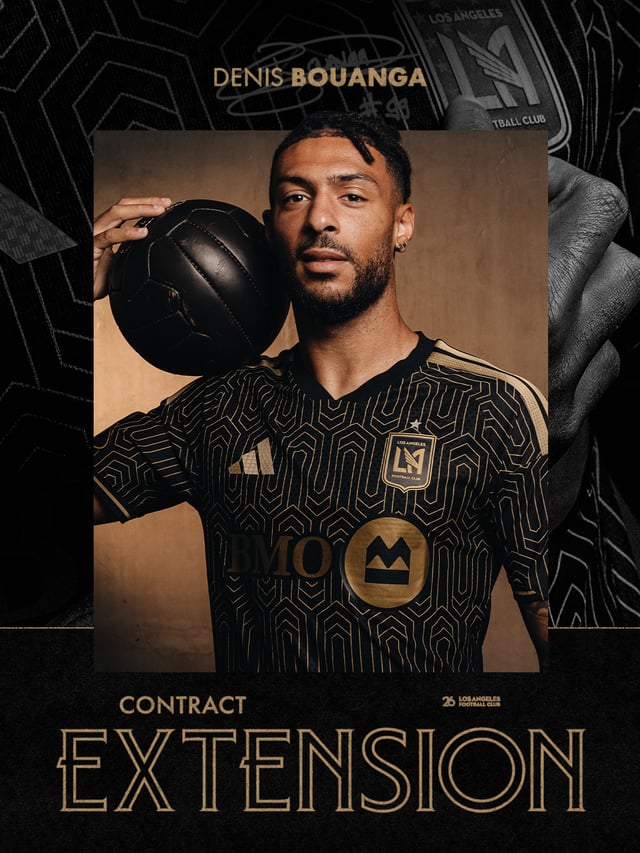 로스앤젤레스(LA)FC와 재계약한 드니 부앙가. /사진=LAFC 제공