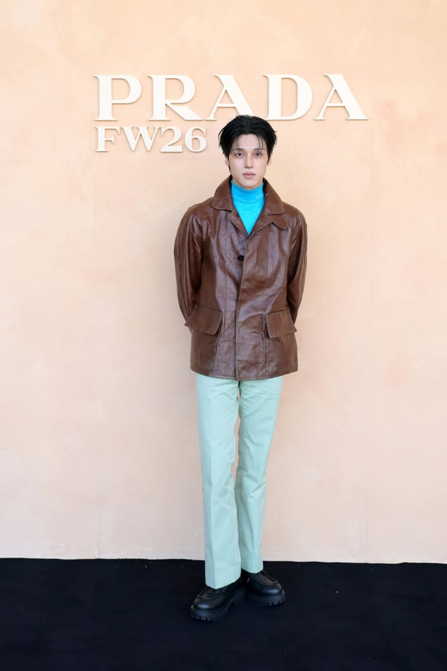 에이티즈 우영 /사진제공=프라다(PRADA)