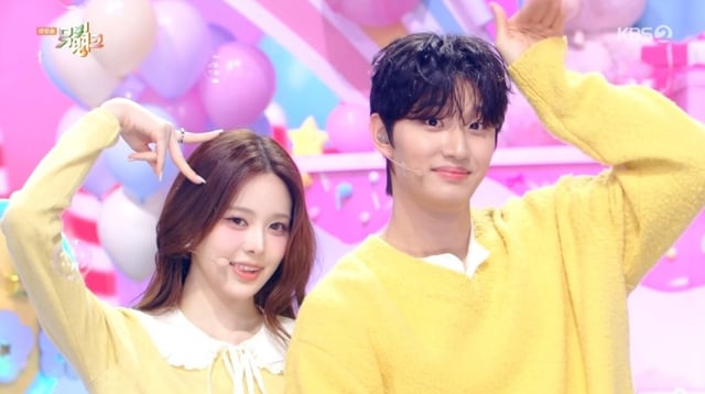 왼쪽부터 방지민, 김재원 /사진=KBS 2TV '뮤직뱅크