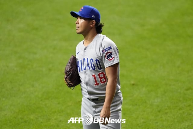 시카고 컵스의 일본인 투수 이마나가 쇼타. /AFPBBNews=뉴스1