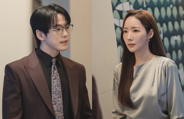 왼쪽부터 김정현, 박민영 /사진=tvN '세이렌'