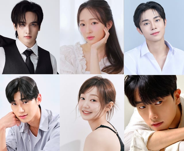 콩탑 픽, 최지인, 박은성, 김규민, 미즈키, 김우혁 (왼쪽 위부터 시계방향) /사진제공=플러스엑스이엔엠