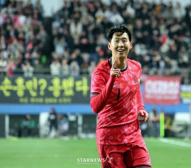 대한민국 축구 대표팀 주장 손흥민. /사진=강영조 선임기자