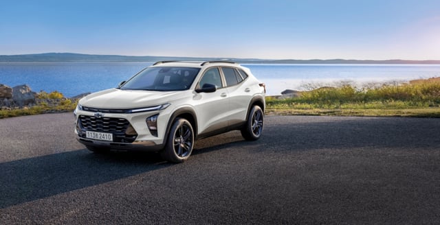 Трековый кроссовер 2026 года выпуска Chevrolet Mocachino Beyge/Фото предоставлено = Chevrolet