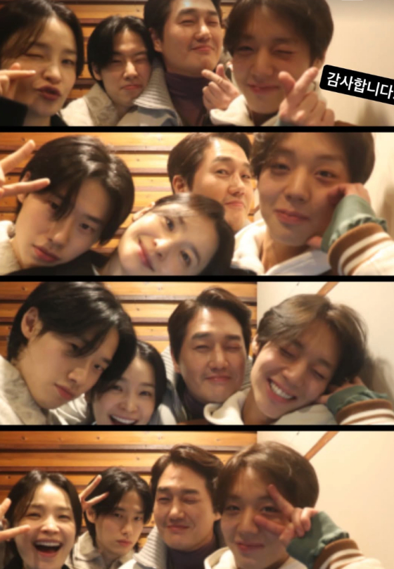 (왼쪽부터) 김민, 전미도, 유지태, 박지훈 /사진=박지훈 SNS