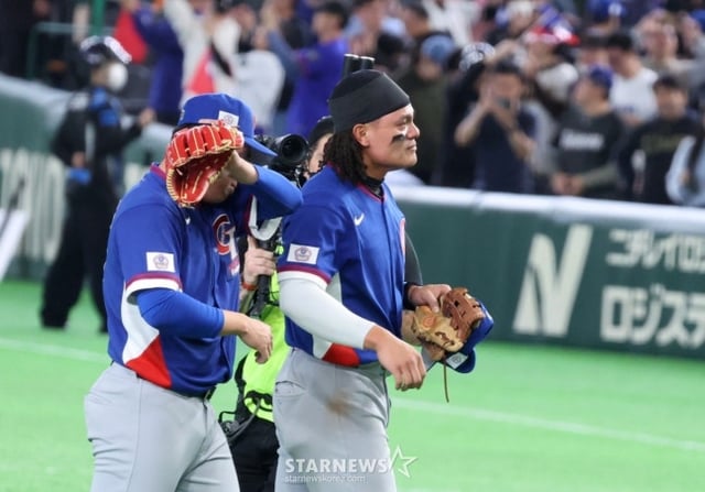 Taiwanese athletes in tears. /Photo = Senior Reporter Kang Young-jo
