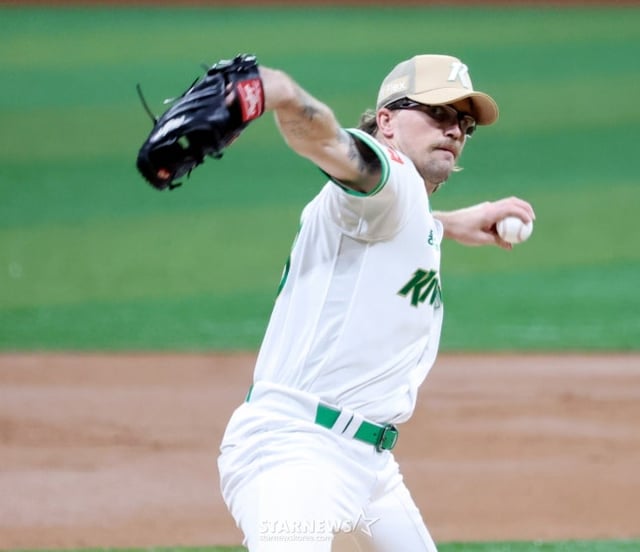 Wells during the Kiwoom Heroes of the 2025 season. /Photo = Senior Reporter Kang Young-jo