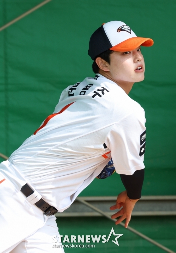 한화 문동주. /사진=김진경 대기자
