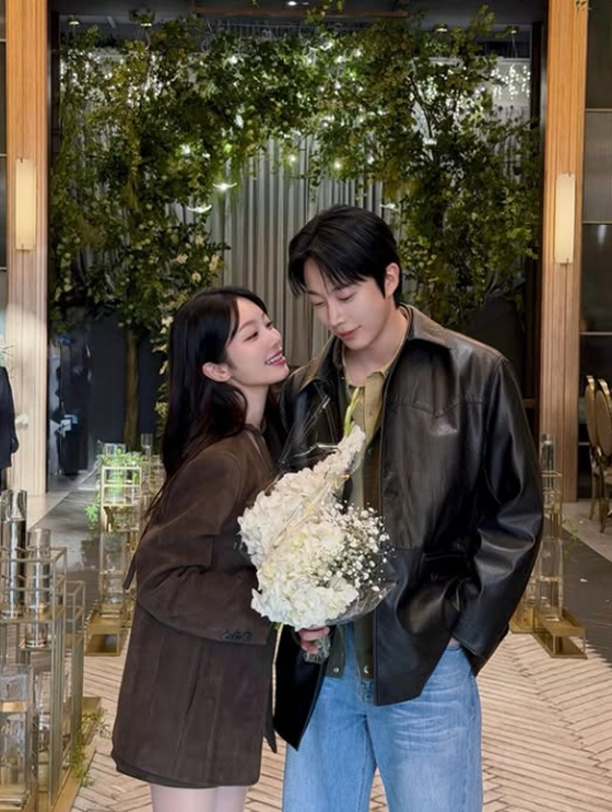 박지현, 정원규/사진=정원규 SNS