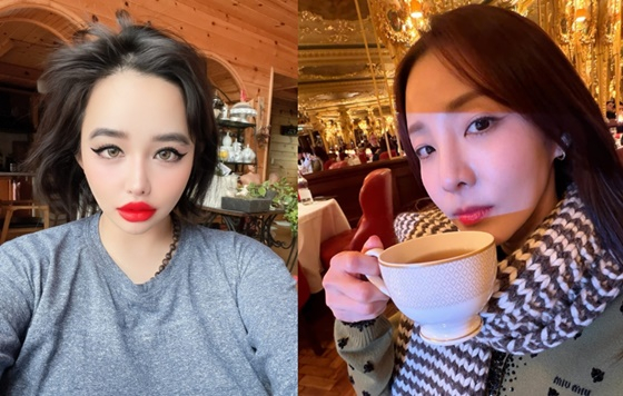 박봄(왼쪽), 산다라박/사진=박봄, 산다라박 SNS