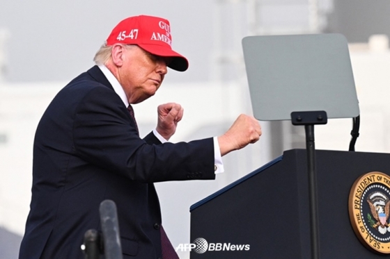 도널드 트럼프 미국 대통령. /AFPBBNews=뉴스1