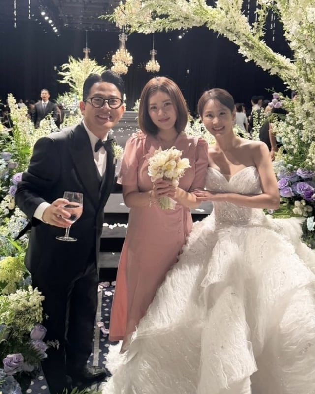 왼쪽부터 김준호, 한윤서, 김지민 /사진=한윤서 인스타그램