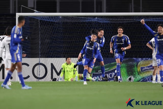 During a match between Machida Zelvia (Japan) and Gangwon FC. /Photo = Courtesy of the Korea Professional Football Association