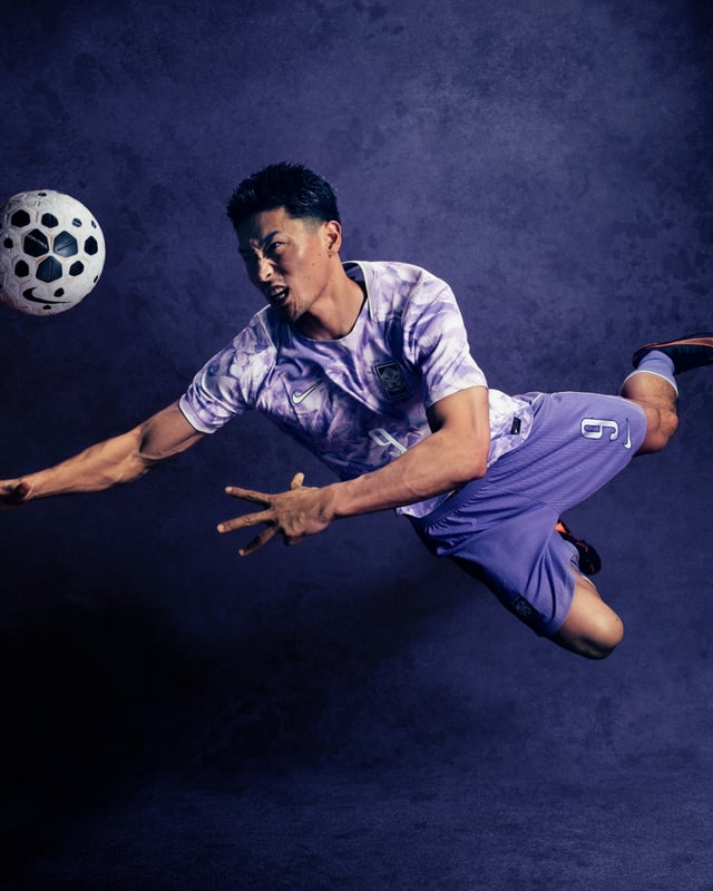 2026 FIFA 북중미 월드컵 등 올해 대한민국 축구 국가대표팀이 착용할 원정 유니폼. /사진=나이키 제공