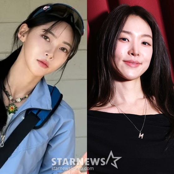 김민지(왼쪽)와 최미나수 /사진=스타뉴스, 김민지 SNS