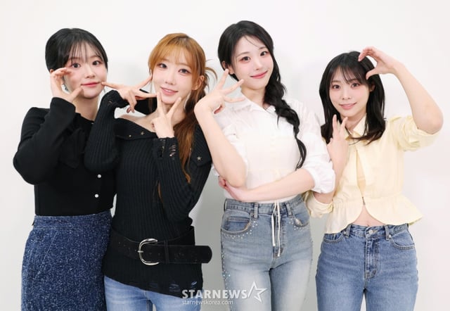 밴드 QWER 쵸단, 마젠타, 히나, 시연 /사진=이동훈 기자