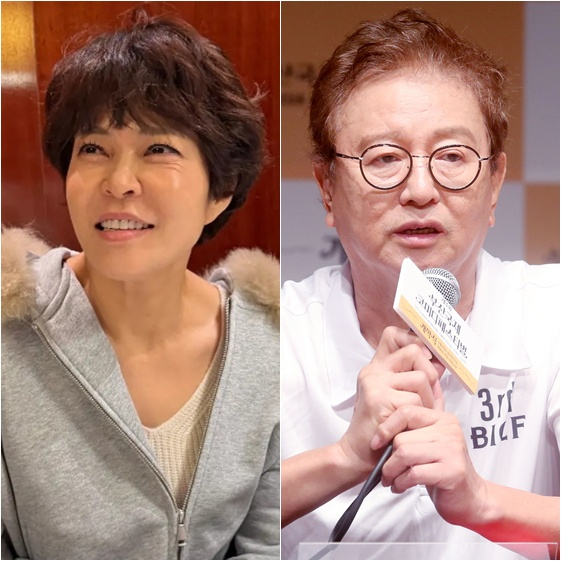 조혜련(왼쪽)과 故 전유성 /사진=조혜련 SNS, 스타뉴스 