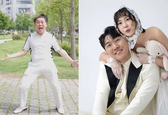 홍박사님을 아세요 챌린지, 조훈♥윤혜정/사진=메타코미디, 조훈 SNS