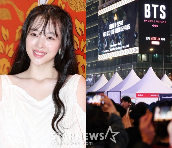 고 설리, 광화문 일대 /사진=스타뉴스