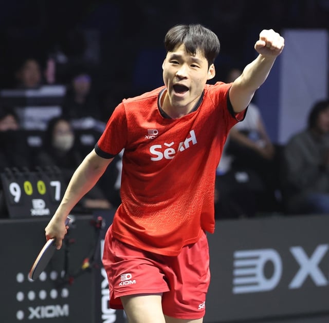 Jang Woo-jin. /Photo = Professional Table Tennis Federation