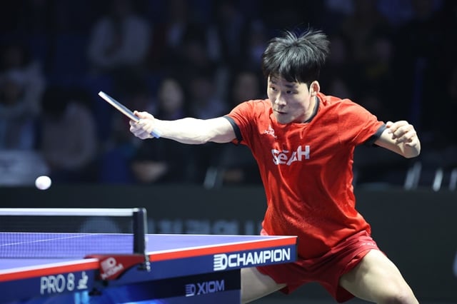 Jang Woo-jin. /Photo = Professional Table Tennis Federation