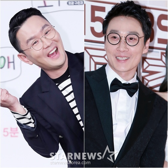 윤형빈(왼쪽)과 이휘재 /사진=스타뉴스