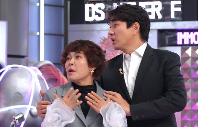 왼쪽부터 조혜련, 송일국 /사진=KBS 2TV '불후의 명곡'