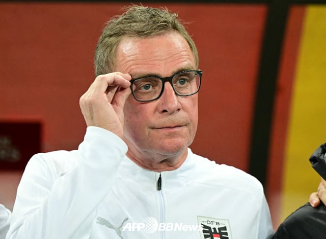 랄프 랑닉 오스트리아 축구 국가대표팀 감독. /AFPBBNews=뉴스1