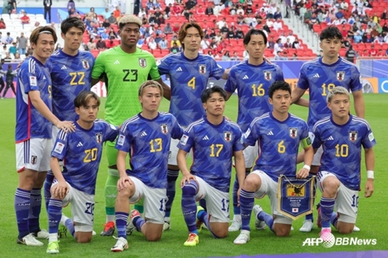 일본 축구대표팀. /AFPBBNews=뉴스1