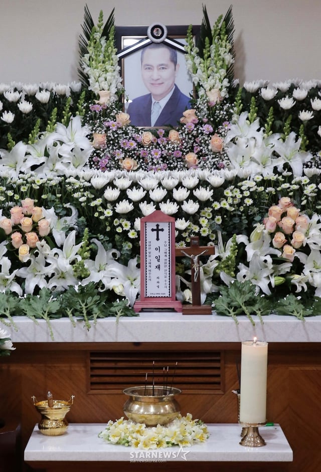 폐암 투병 끝에 별세한 배우 이일재의 빈소가 5일 서울 서초구 가톨릭대학교 서울성모병원에 마련됐다. 향년 59세. 발인은 7일 오전 8시 30분, 장지는 용인 천주교 공원이다. /사진=사진공동취재단