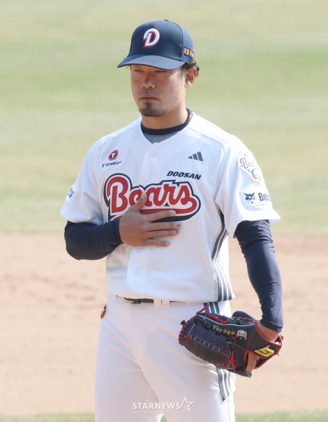 Tamura of the Doosan Bears. /Photo = Star News
