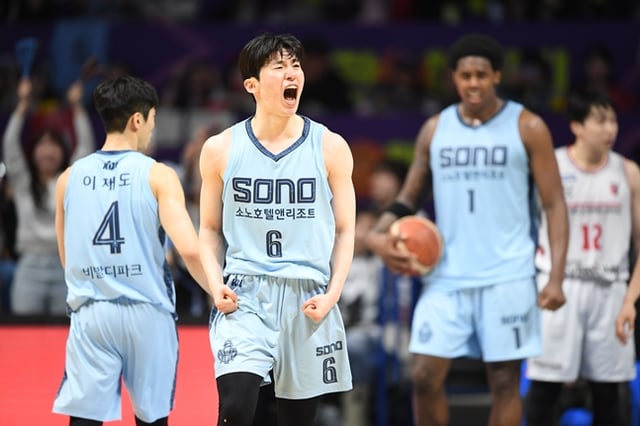 roaring Lee Jung-hyun. /Photo = KBL