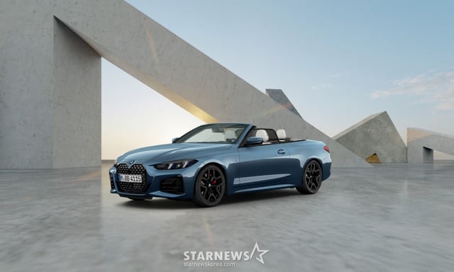 BMW 420i コンバーチブル M スポーツ プロアティック レース ブルー エディション/写真提供=BMWコリア