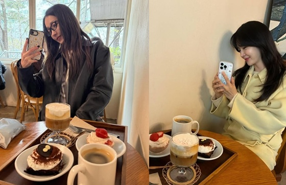 이진, 성유리 /사진=이진 SNS