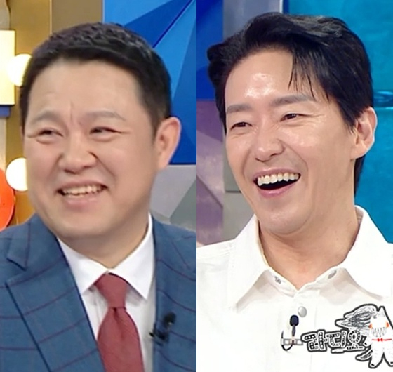 왼쪽부터 김구라, 엄기준 /사진=MBC '라디오스타'