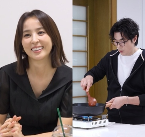 왼쪽부터 한혜진, 김강우 /사진=KBS 2TV '신상출시 편스토랑'