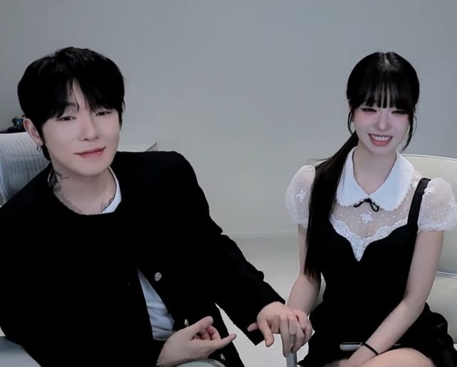 왼쪽부터 BJ 케이, 과즙세연