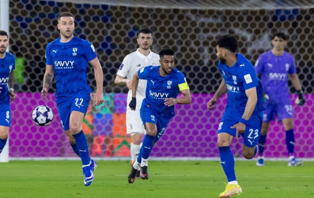 Al-Hilal and Al-Sad in the round of 16 of the 2025-2026 Asian Football Confederation (AFC) Champions League Elite (ACLE) held at Prince Abdullah Al-Faisal Sports City Stadium in Jeddah, Saudi Arabia on the 14th (Korea time). /Photo = Courtesy of AFC