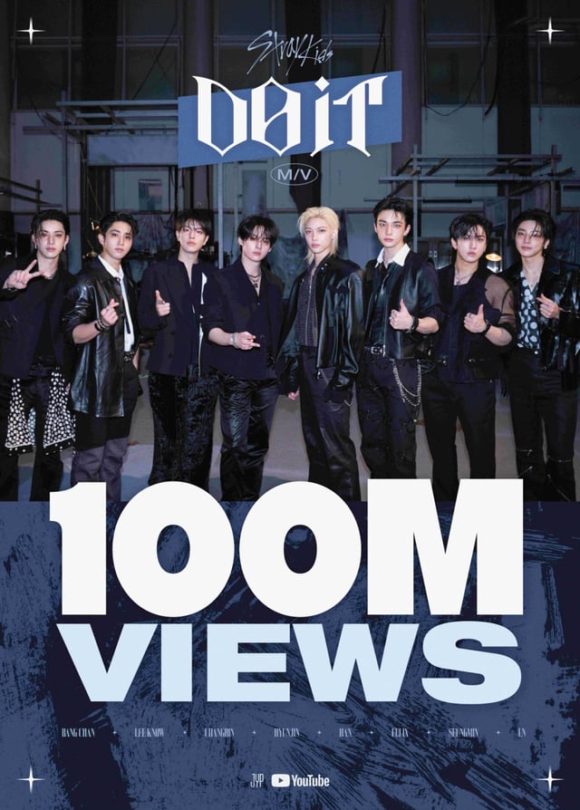 ストレイキッズ「Do It」MV 1億ビューの蓄電イメージ/写真提供=JYPエンターテインメント